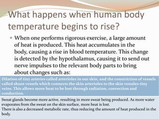 Temperature homeostasis | PPTX