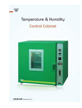 Temperature & humidity control cabinet | PDF