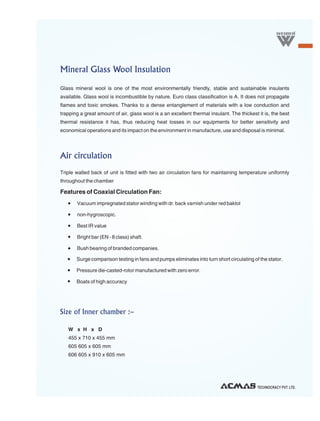 Temperature & humidity control cabinet | PDF