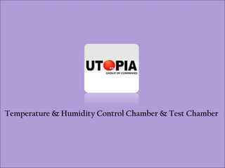 Temperature & Humidity Control Chamber & Test Chamber
 