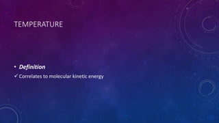 Temperature Explanation Temperature measurement | PPTX