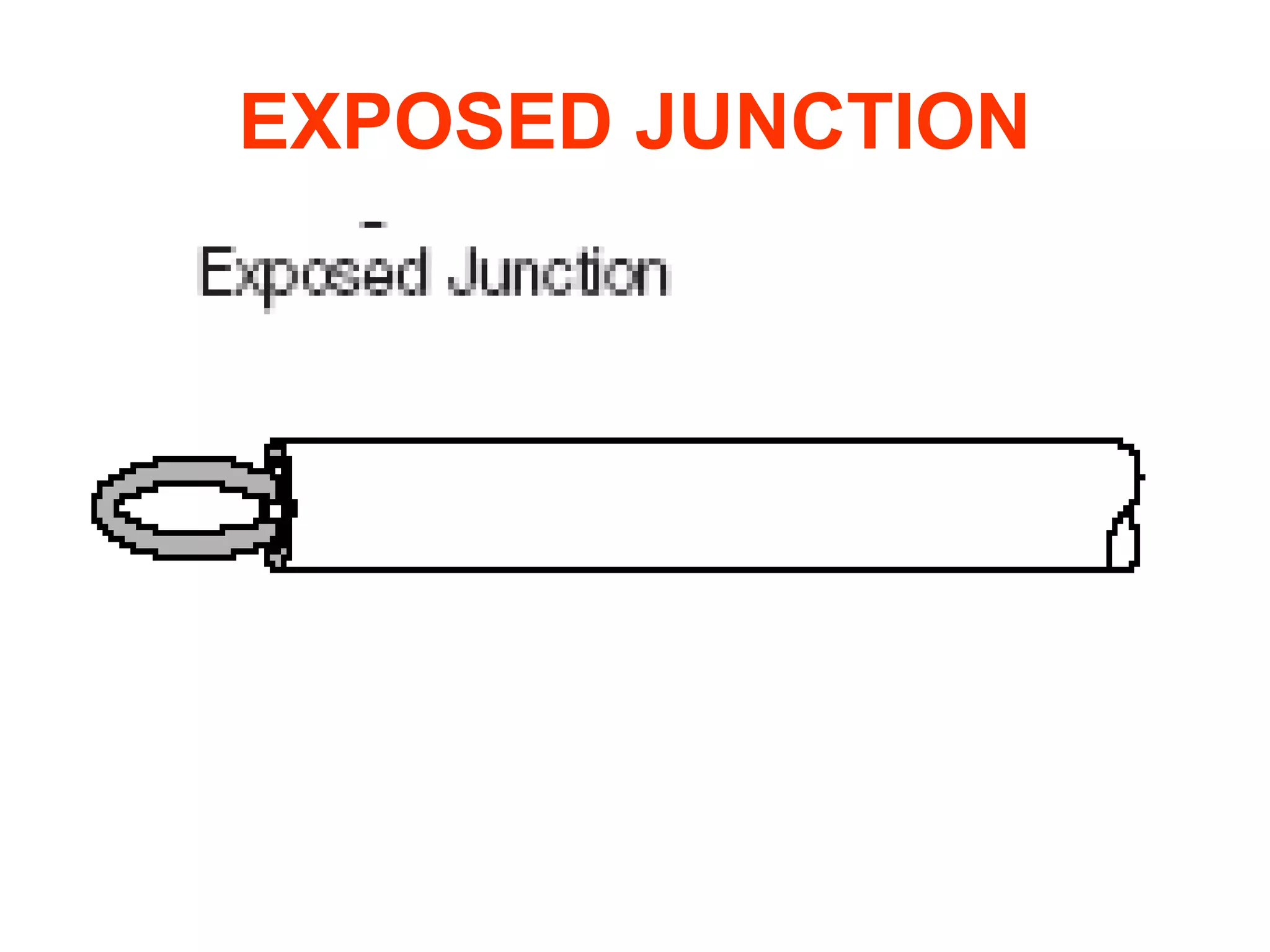 EXPOSED JUNCTION
 