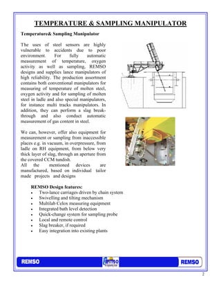Temperature & sampling manipulator | PDF