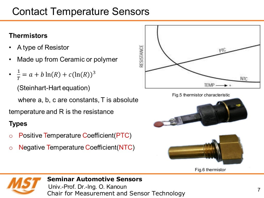 Automotive Temperature sensors