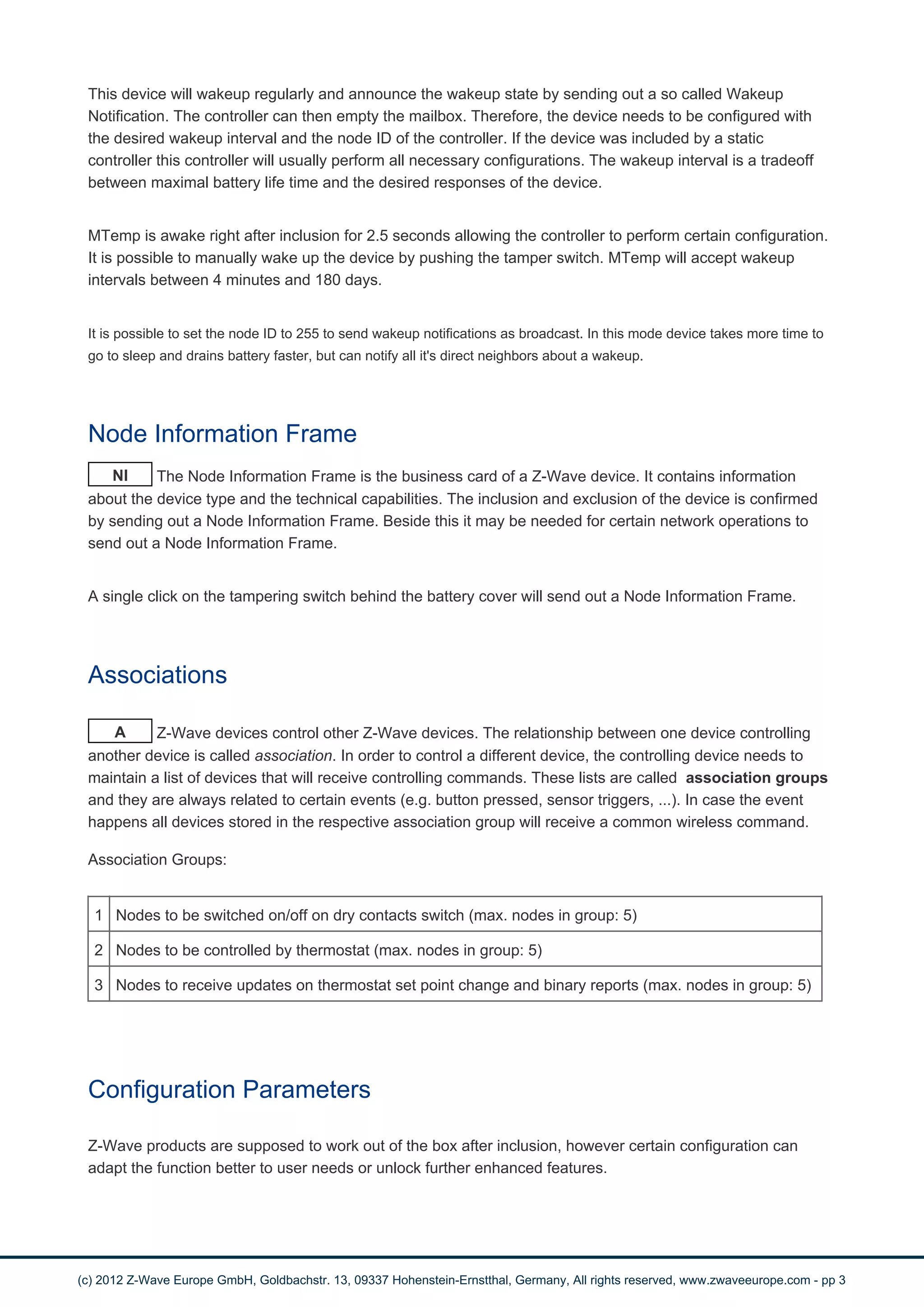 Temperature sensor with binary sensor input start guide | PDF