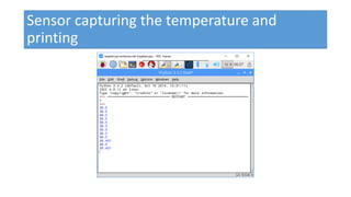 Temperature sensor with raspberry pi | PPTX