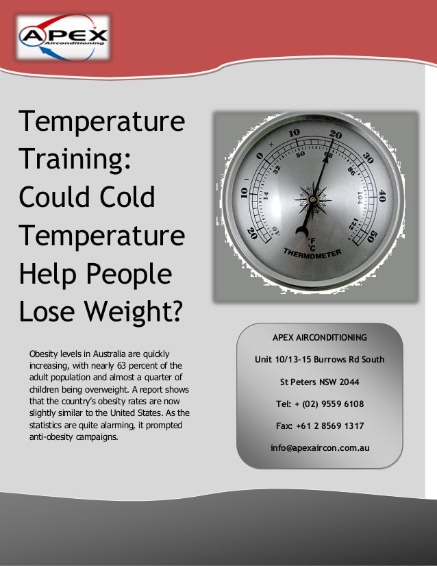 Temperature Training Could Cold Temperature Help People Lose Weight?