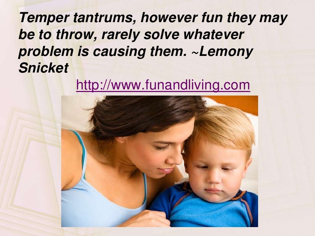 Temper Tantrum And How To Handle Them
