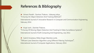 Object Detection & Tracking | PPTX | Cameras and Camcorders | Consumer ...