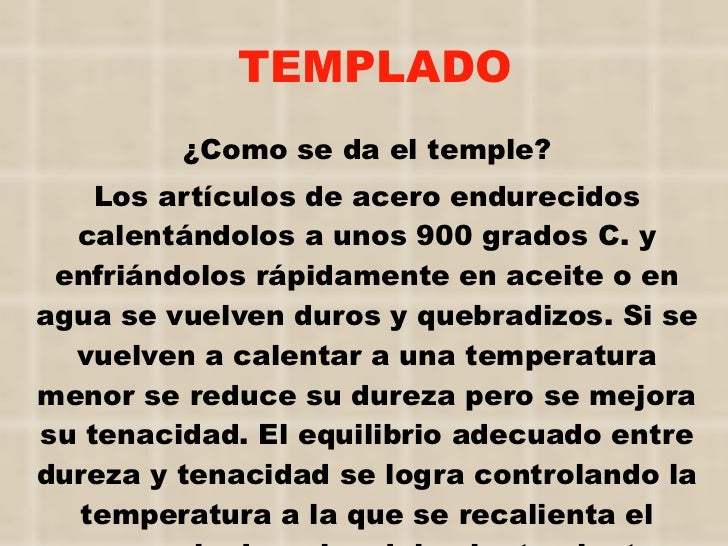 TEMPLADO TEMPLADO