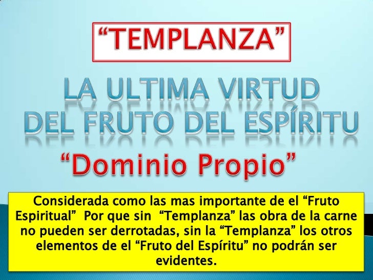 Templanza