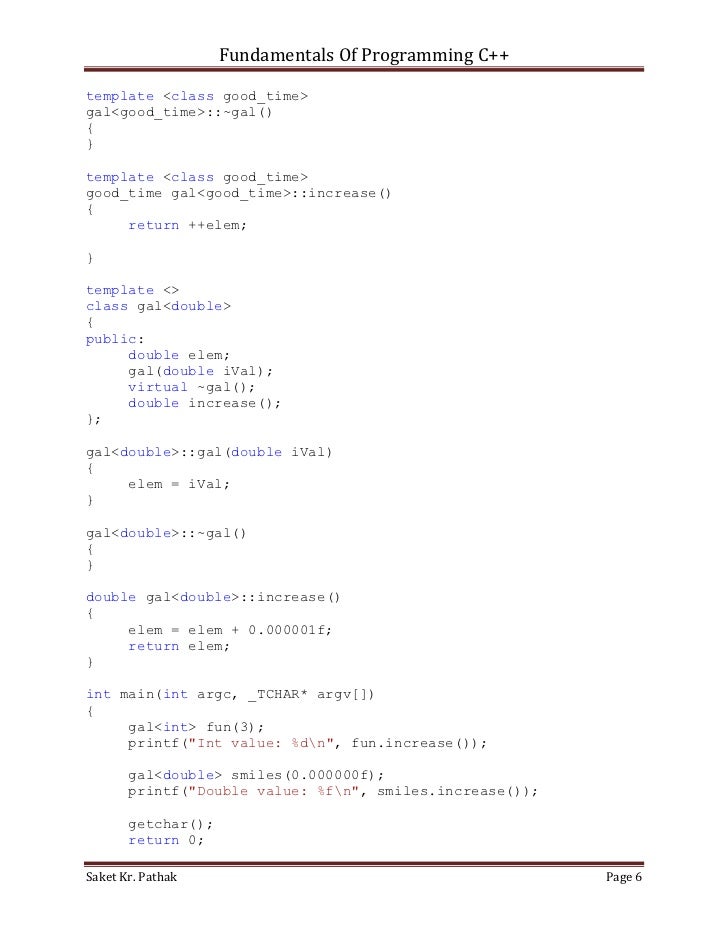 C++ Template