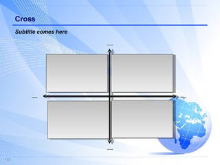 Cross ..... ..... ..... ..... Subtitle comes here 