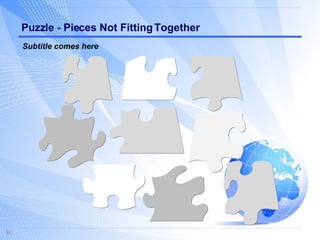 Puzzle - Pieces Not Fitting Together Subtitle comes here 
