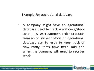 database and database types | PPT