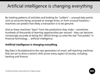 How Is Big Data, Artificial Intelligence And Technology Disrupting The ...