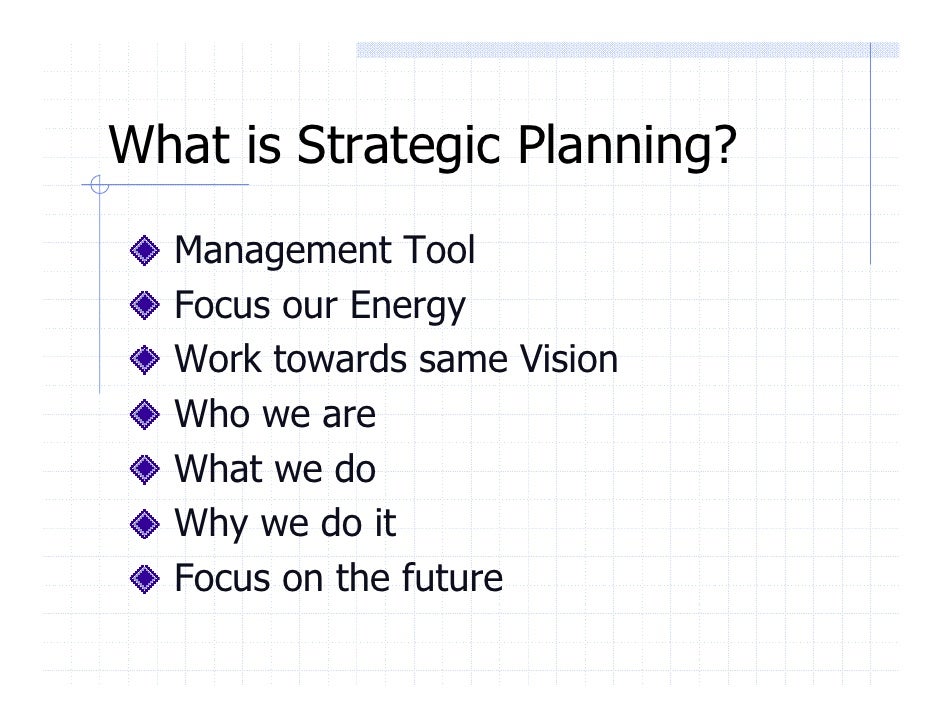 strategic planning outline template
