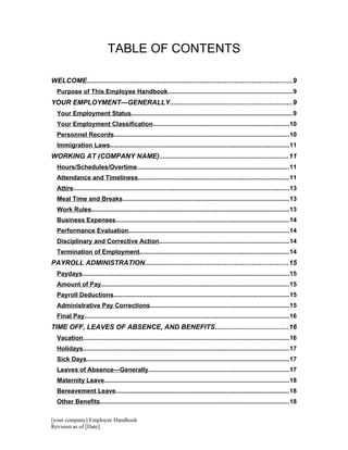 Template-Employee-Handbook-Sample-3.documents | DOC