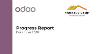 Progress Report
December 2020
 