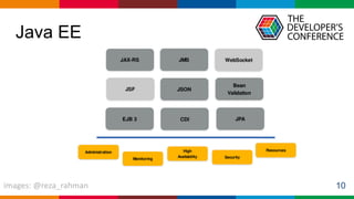 Globalcode – Open4education
Java EE
10images: @reza_rahman
 