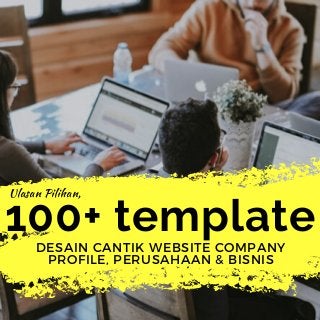 100+ templateDESAIN CANTIK WEBSITE COMPANY
PROFILE, PERUSAHAAN & BISNIS
Ulasan Pilihan,
 