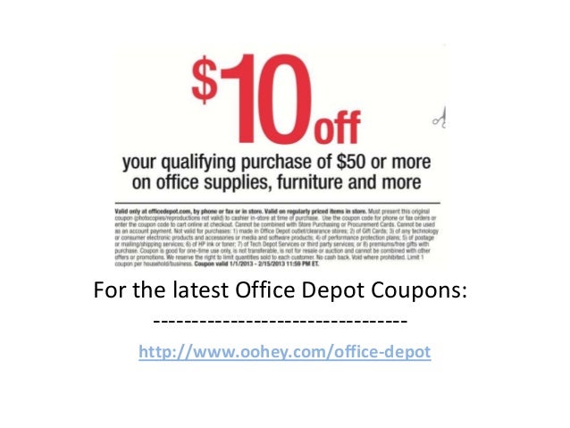 Coupon code for office depot technology