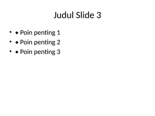 Power point text berisi template sebanyak 20slide | PPTX