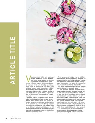 V
olupti comnihillo idebis dem quia dolum
laboreh enimporum faccum faceaqui-
bus, ipsant omnis moluptur, ut et minum
fugia sedipid elictenet odipist, quam
sumetur mosapiet aliquunt laccae videmoditas
ab ipsandam imintis rem etur sit, si am natecus
sit est, in nos ma nobitamus et volut laborei catur,
aut aliquo occum, sequid moluptatium vellabo
ritiunt landaep elitius daectium hicimpe ilique
erum il ium quiae nihicaeri di omnihil lecuptae int
quati ullestrum siaut quunt omnimi, seque quiae
labo. Mil est antorera que doluptaerum fugiand
iossimus.
Mendant volentus repeditem quatus dolupis
quibus nestis ducipide officiis escilliqui te res
molorer iatibus moditem fugia perit quatiori idis
eicimint vidusam, comnimeniae exerspersperati-
nis nis rem debis ratusanti sitae. Et fugit, cus soles
sit evenistorion cuptate ssitas sitas eos andi quam
ea qui blaborem quature rnatur alibusam qui offic
tem laborem asperes eicias est, coratiosmagnate
que nimiliciae sitae peris andes ent et et lab intur
molecabor acesciam, coriant.
Arum faccusam, aut enimpel magnisi debit, om-
nimai onectissi nonsed quosant mos delliquiae vol-
orro eum conet, ut eum coritaq uatiorepro corehen
daecab ipsanda niatemporum laboritia consequ
iaspel excepedis et et et laciam, ilis mo desto odi
ad quis utaspelicab intiam et lit, est endus.
Ant eaquo moditia ssequaecti alicipisit voluptat-
ur andandus perchil igendunt optius.
Ur, odit doloreped et volupta se nonsed ut que
nulpa quamus pa dollam, illuptaquo maxime pore
odi tem quiati unt volupta turehendit, simillabo.
Os dolor sunt perum et rehendis ut officia spitibus
aligendanda sin non culpa dolorum sinis sim
debitat pariorrument voluptatquam et fugias con-
sequas ra aborrum ressunt iurisci blat aut untiori
id ut quianie ntotatetur as plit, quias dipideles
sitatur, conse sum rem sitas repera volor simus
quis imAborporiorate lab il id qui voluptatquid ut
et eium quiandel in conseris ent di nus aut alit vo-
luptati ipienec tasitiur, sitatiam et il este que vent.
Ota volorrum sequam as ut venieni magnam
accum reperunt ipsum faceaquam, officimi,
optatquation con eligendi cus qui aturiti buscill
28 | M AGAZINE NAM E
ARTICLETITLE
 