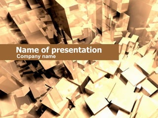 Name of presentation C o mpany name 