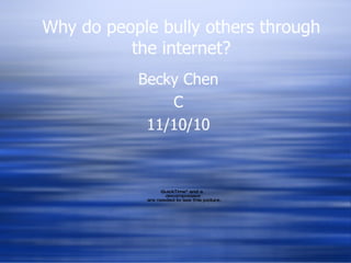 Cyberbullying Chen