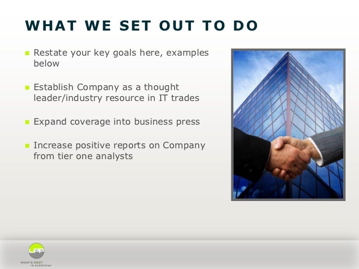 presenting company
