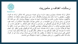‫ماموریت‬ ‫و‬ ‫اهداف‬ ،‫رسالت‬
‫امکان‬
‫ارائه‬
‫خدمات‬
‫بسیاری‬
‫وجود‬
‫دارد؛‬
‫برای‬
‫نمونه‬
‫سرویسی‬
‫که‬
‫امکان‬
‫ارائه‬
‫به‬
‫افراد‬
‫حقیقی‬
‫و‬
‫حقوقی‬
‫را‬
‫دارا‬
‫باشد‬
‫بنام‬
‫سیستم‬
‫تراکنشگر‬
‫است‬
.
‫این‬
‫سیستم‬
‫بدلیل‬
‫ا‬
‫ستفاده‬
‫از‬
‫امکانات‬
،‫بالکچین‬
‫مباحث‬
‫مالی‬
‫و‬
‫فناوری‬
،‫اطالعات‬
‫شبیه‬
‫به‬
‫موتور‬
‫دیجیتال‬
‫پولساز‬
‫کار‬
‫می‬
‫کند؛‬
‫که‬
‫خرابی‬
‫و‬
‫زمان‬
‫برای‬
‫آن‬
‫بی‬
‫معناست‬
‫و‬
‫در‬
‫تمامی‬
‫جوانب‬
،‫یکپارچه‬
‫استاندارد‬
‫و‬
‫ضد‬
‫نفو‬
‫د‬
‫است‬
.
‫بگونه‬
‫ای‬
‫که‬
‫جریان‬
‫نقدینگی‬
‫در‬
‫سازمان‬
‫و‬
‫شرکت‬
‫های‬
‫همکار‬
‫را‬
‫افزایش‬
‫داده‬
‫و‬
‫ا‬
‫ز‬
‫طریق‬
‫مهندسی‬
‫توکن‬
‫و‬
‫ارزهای‬
،‫دیجیتال‬
‫مهندسی‬
‫اقتصاد‬
‫را‬
‫به‬
‫ارمغان‬
‫می‬
‫آورد‬
.
‫تاکید‬
‫ما‬
‫ایجاد‬
‫فرهنگ‬
‫سازی‬
‫و‬
‫سپس‬
‫ارائه‬
‫خدمات‬
‫است‬
‫کاری‬
‫که‬
‫شرکتهای‬
‫خوبی‬
‫نظیر‬
‫اپل‬
‫ان‬
‫جام‬
‫دادند؛‬
‫ما‬
‫نیازمند‬
‫این‬
‫مقلوه‬
‫خواهیم‬
‫بود‬
‫نه‬
‫بخاطر‬
‫الگو‬
‫گیری‬
‫از‬
‫اپل‬
‫بلکه‬
‫بدلیل‬
‫نب‬
‫ود‬
‫سواد‬
‫و‬
‫آشنایی‬
‫فنی‬
‫مردم‬
‫نسبت‬
‫به‬
‫استفاده‬
‫از‬
‫پلتفرم‬
‫ها‬
.
‫گواه‬
‫آن‬
‫می‬
‫تواند‬
‫سوال‬
‫ساده‬
‫ای‬
‫ا‬
‫ز‬
‫افراد‬
‫باشد‬
‫که‬
‫اغلب‬
‫بالکچین‬
‫و‬
‫ارزهای‬
‫دیجیتال‬
‫را‬
‫تنها‬
‫با‬
‫ماینینگ‬
‫می‬
‫شناسند‬
.
 