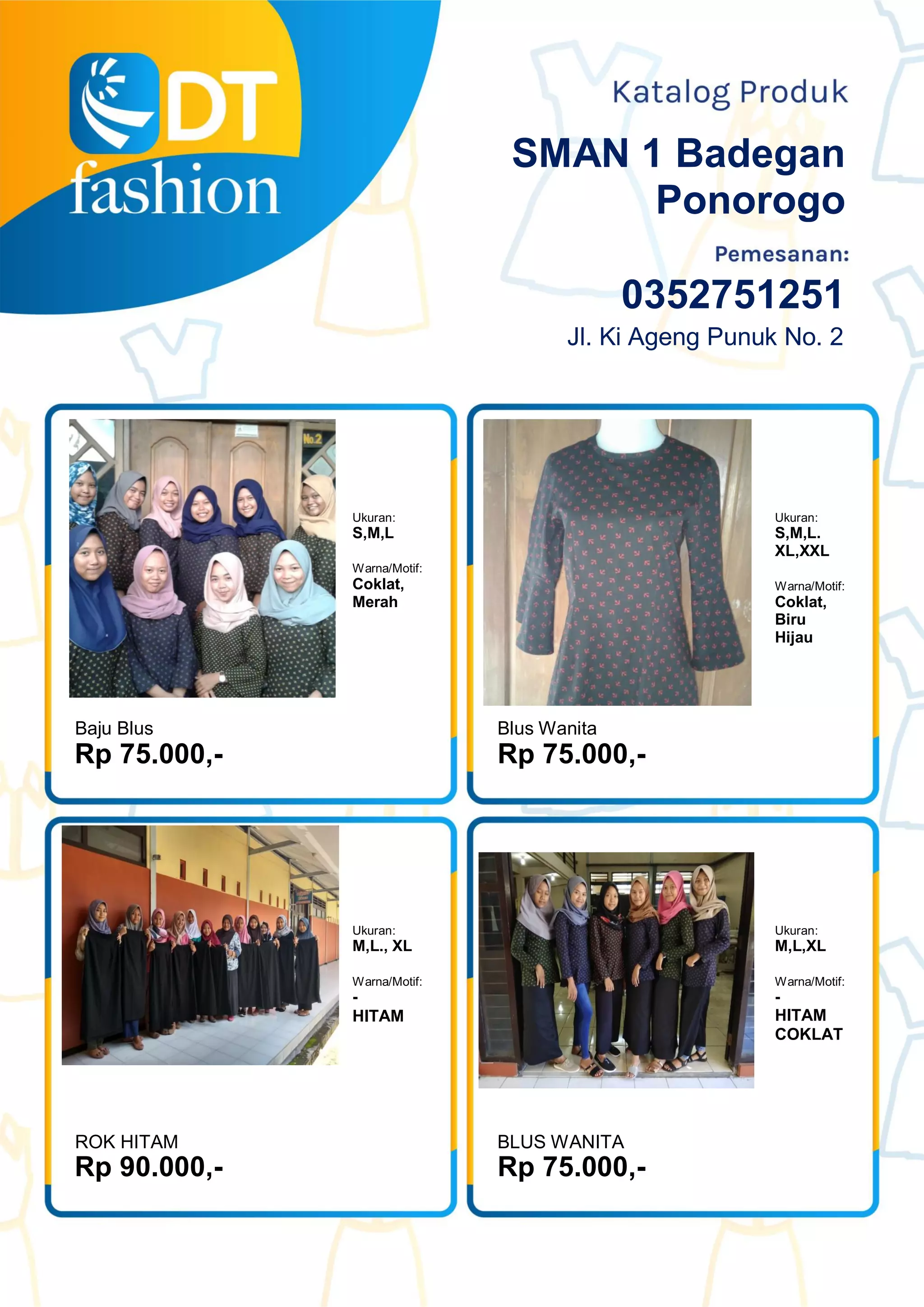 BrosurKatalog Produk fashion sman 1 badegan 1 PDF
