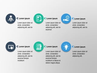 Lorem ipsum dolor sit
amet, consectetur
adipiscing elit, sed do
Lorem ipsum dolor sit
amet, consectetur
adipiscing elit, sed do
eiusmod
Lorem ipsum dolor sit
amet, consectetur
adipiscing elit, sed do
Lorem ipsum Lorem ipsum Lorem ipsum
Lorem ipsum dolor sit
amet, consectetur
adipiscing elit, sed do
eiusmod tempor
incididunt
Lorem ipsum dolor sit
amet, consectetur
adipiscing elit, sed do
eiusmod tempor
incididunt ut labore et
dolore magna aliqua.
Lorem ipsum dolor sit
amet, consectetur
adipiscing elit,
Lorem ipsum Lorem ipsum Lorem ipsum
 