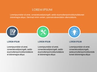 LOREMIPSUM
Loremipsumdolor sit amet, consecteturadipiscingelit, seddo eiusmodtemporincididuntutlaboreet
doloremagna aliqua. Utenimad minim veniam, quisnostrudexercitation ullamcolaboris.
LOREM IPSUM
Loremipsumdolor sit amet,
consecteturadipiscingelit, seddo
eiusmodtemporincididuntutlabore
et doloremagna aliqua
LOREM IPSUM
Loremipsumdolor sit amet,
consecteturadipiscingelit, seddo
eiusmodtemporincididuntutlabore
et doloremagna aliqua
LOREM IPSUM
Loremipsumdolor sit amet,
consecteturadipiscingelit,
sedeiusmodtemporincididuntutla
boreet doloremagna aliqua
 
