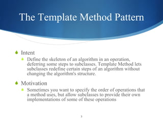 Template method pattern example | PPT
