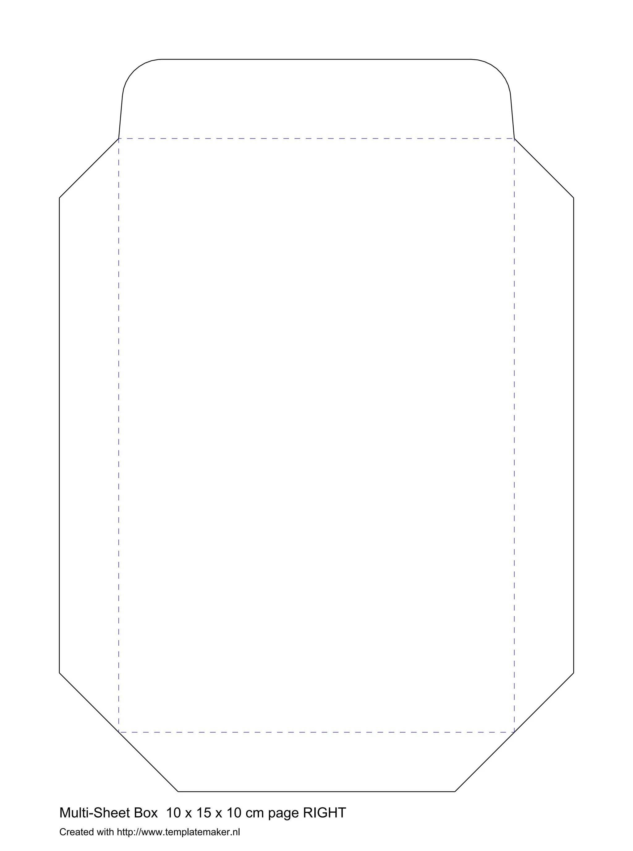 Created with http://www.templatemaker.nl
Multi-Sheet Box 10 x 15 x 10 cm page RIGHT