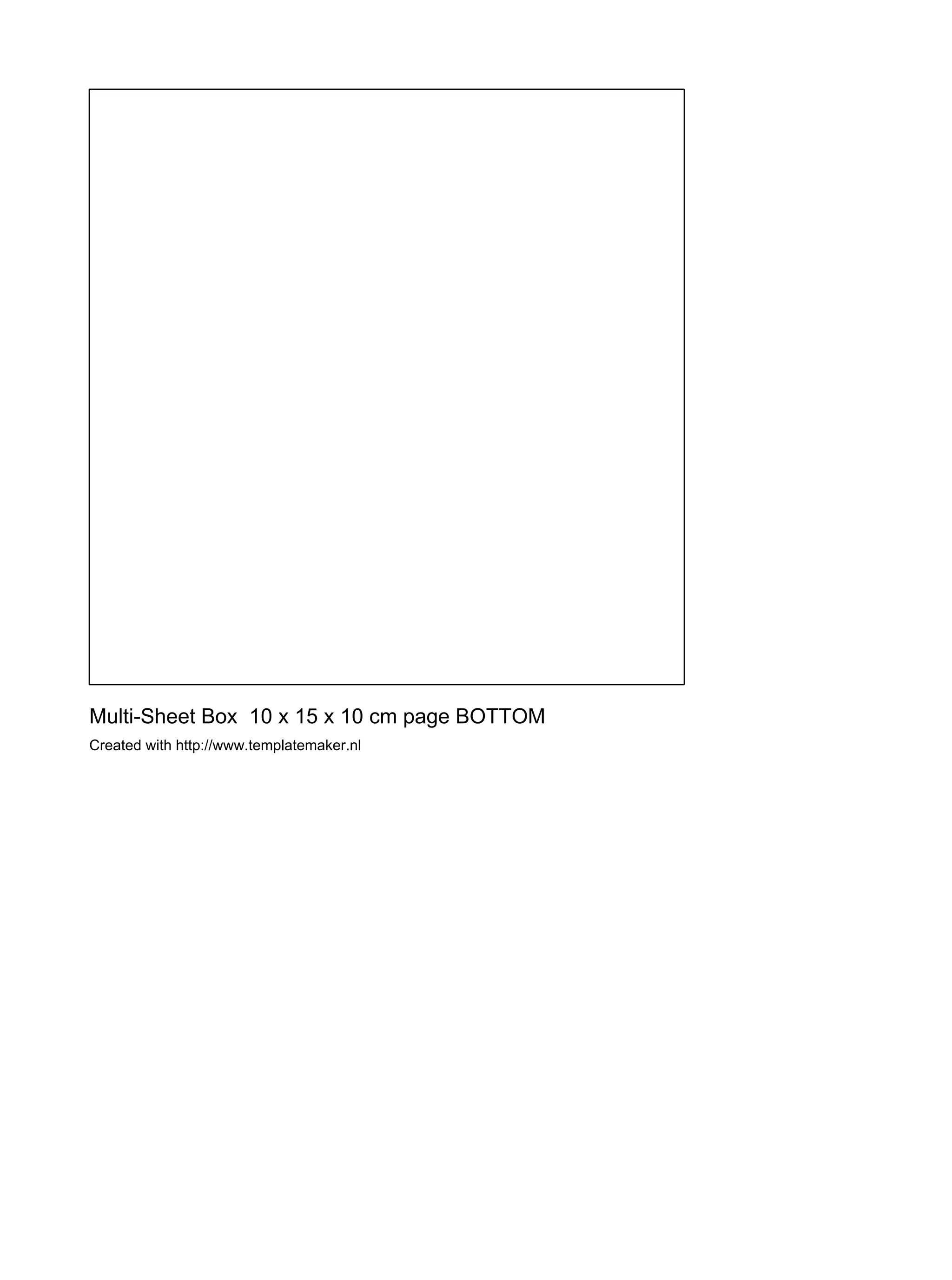 Created with http://www.templatemaker.nl
Multi-Sheet Box 10 x 15 x 10 cm page BOTTOM