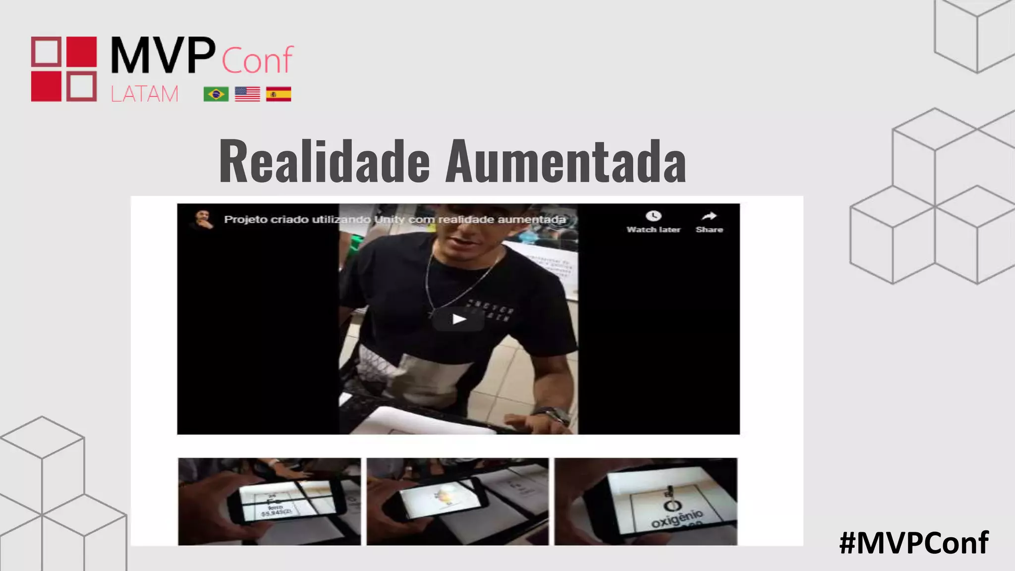 #MVPConf
Realidade Aumentada
 