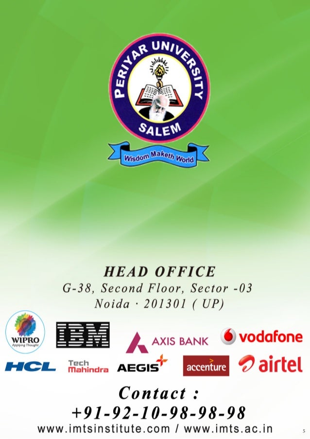 Template Periyar University Distance Education