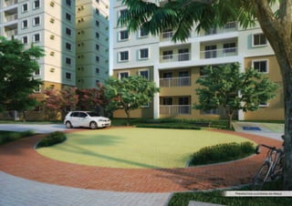 Perspectiva ilustrada da praça
 