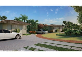 Perspectiva ilustrada da guarita de acesso
 