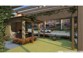 Perspectiva ilustrada da churrasqueira
 