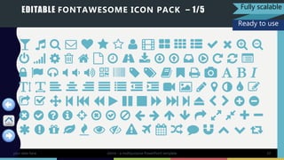 EDITABLE FONTAWESOME ICON PACK – 1/5
your date here större - a multipurpose PowerPoint template 10
Ready to use
Fully scalable
 