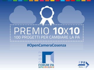 #OpenCameraCosenza
 