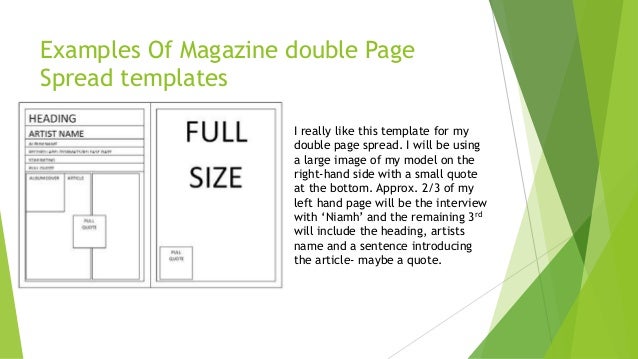 magazine article layout template