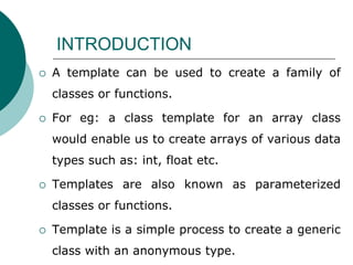 template class in python: leveraging generics for... Templates | PDF