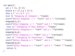 TEMPLATES in C++ are one of important topics in Object Oriented ...