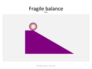 Fragile balance
              Title




   PK Shapes Libarry – Charts Bar
 