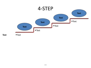 4-STEP
                                                                  Text
                                                  Text
                                Text                     • Text
                Text                     • Text
                       • Text
Text   • Text




                                   202
 